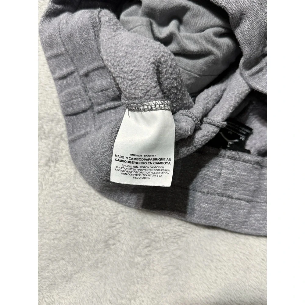 Nike Jordan Joggers Mens Medium Icon Fleece Cuffed Sweatpants 809472 Gray